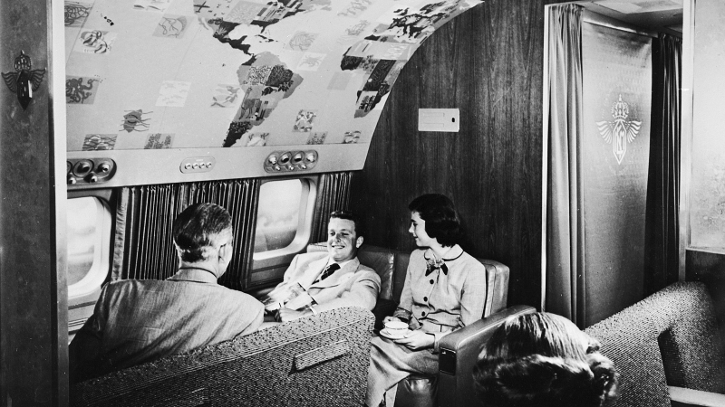 Illustration for article titled Imágenes de cuando volar era un lujo reservado a unos pocos